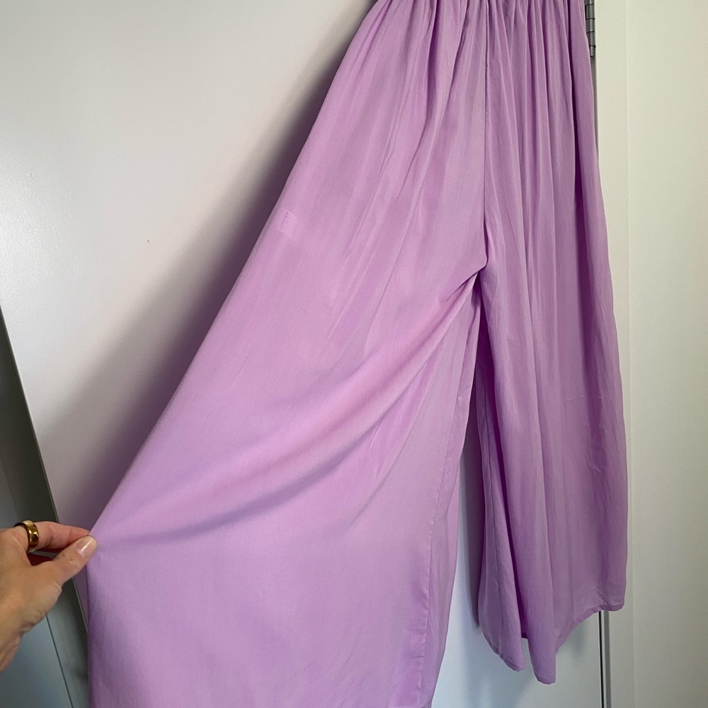 Erika Peña Avana Wide Pants (S/M) - Violet